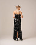 byTiMo Sequins Strap Dress - Svart