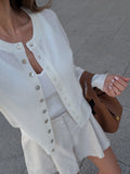 Erle Cashmere Cardigan - Offwhite