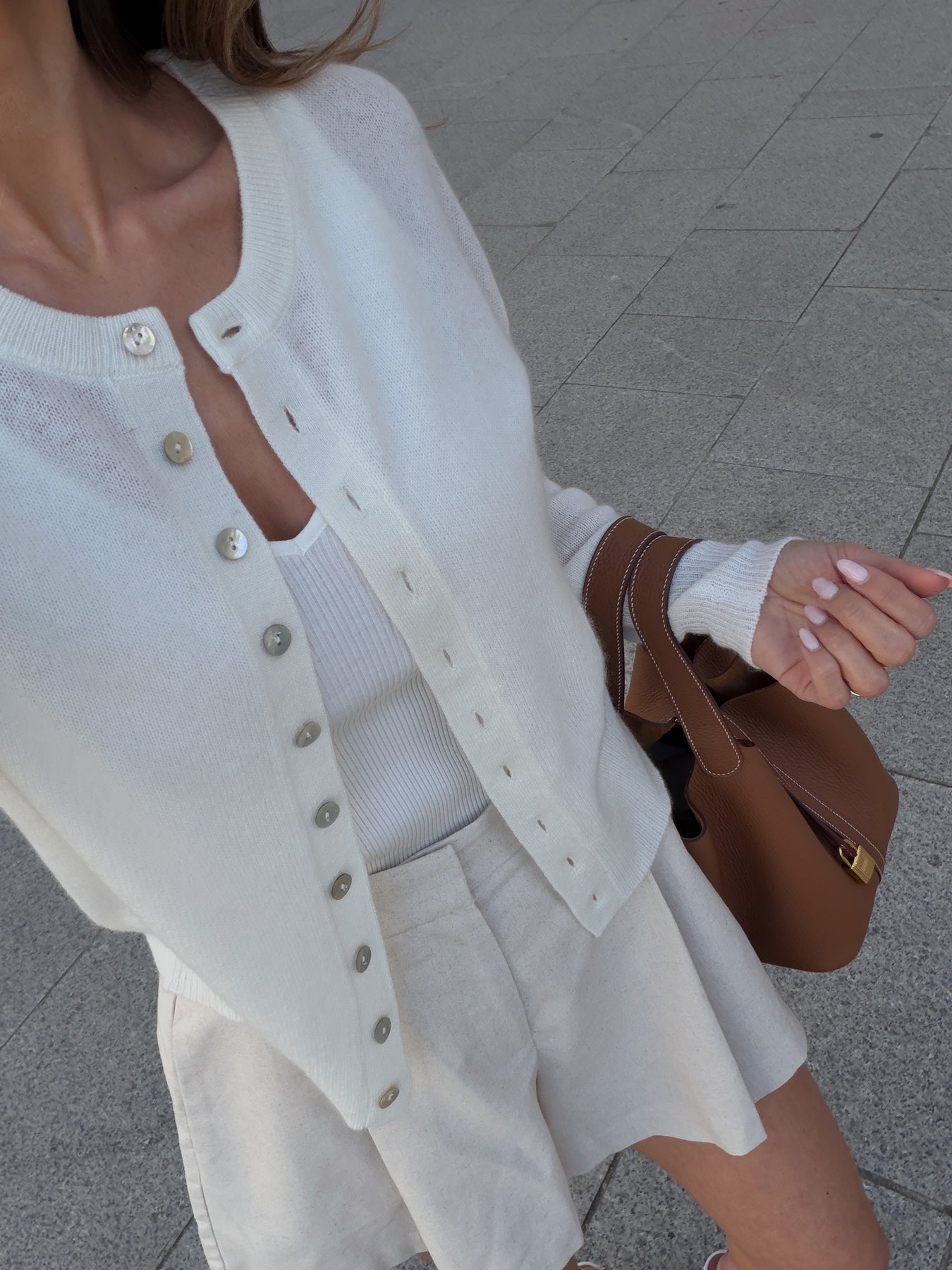 Erle Cashmere Cardigan - Offwhite