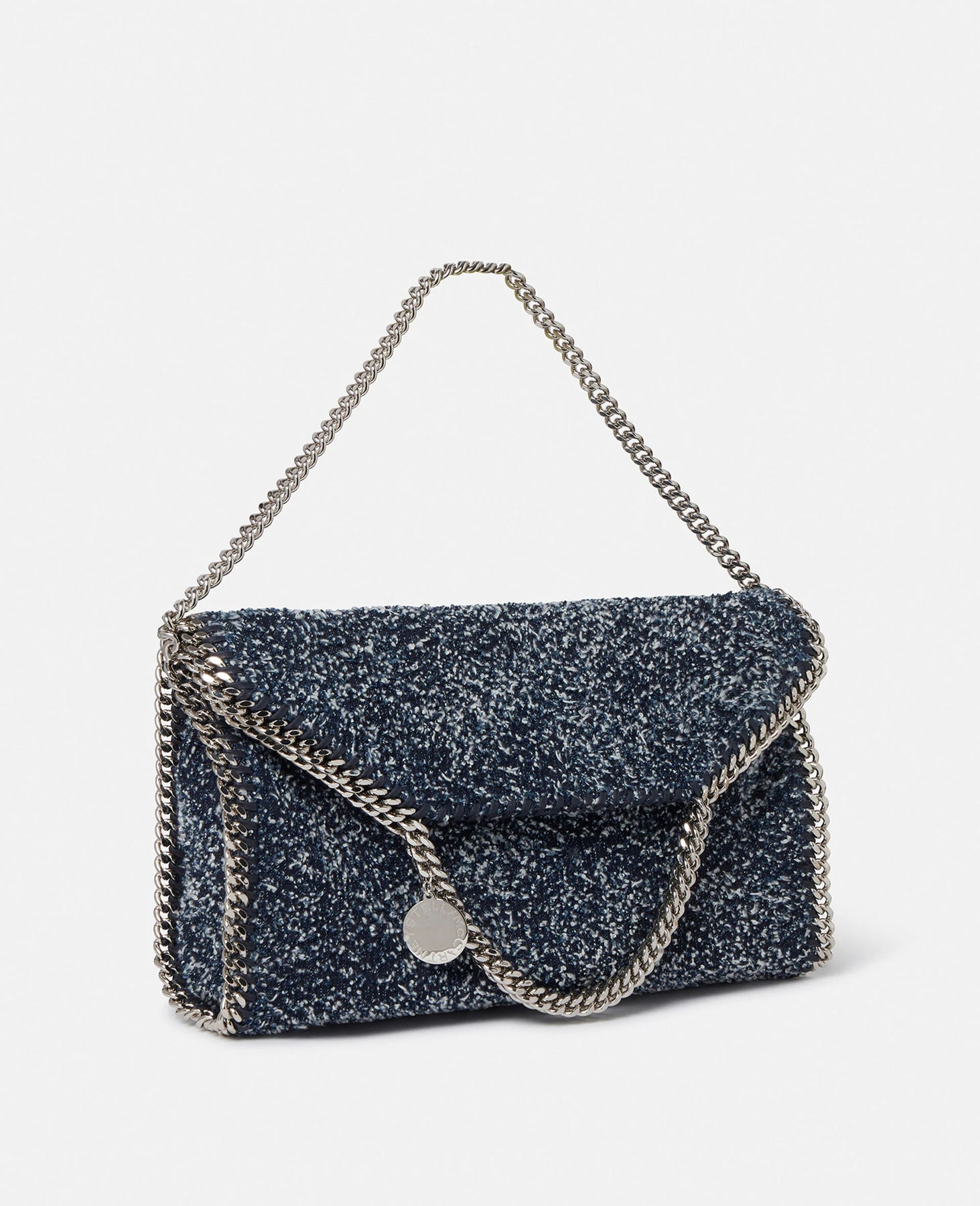 Falabella Fold-Over Bouclé Tote Bag - Ink