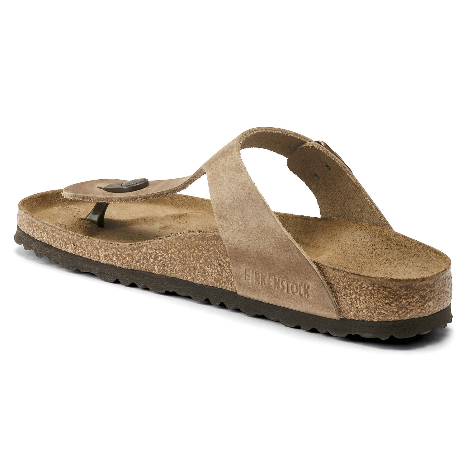 Birkenstock Gizeh Oiled Leather Regular - Tobacco Brown