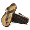 Birkenstock Gizeh Oiled Leather Regular - Tobacco Brown
