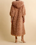 Faux Fur Coat - Camel