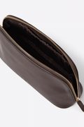 Cosmetic Pouch Large - Mörkbrun