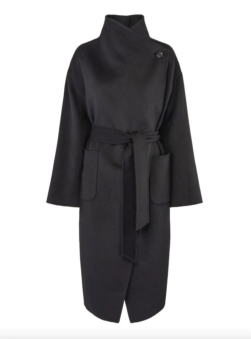 Ana Wool Coat - Svart