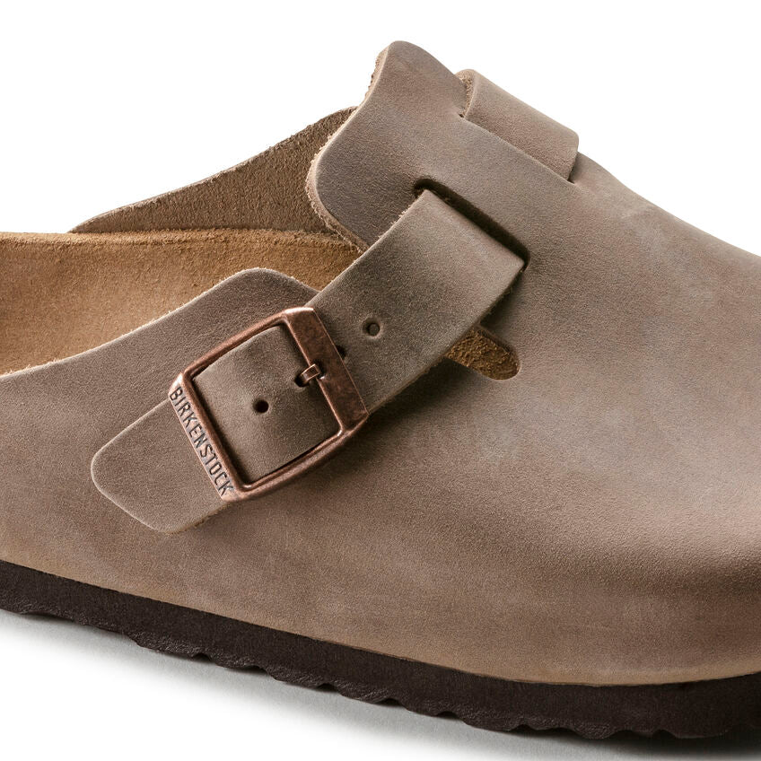 Boston Oiled Leather Narrow - Tobacco Brown