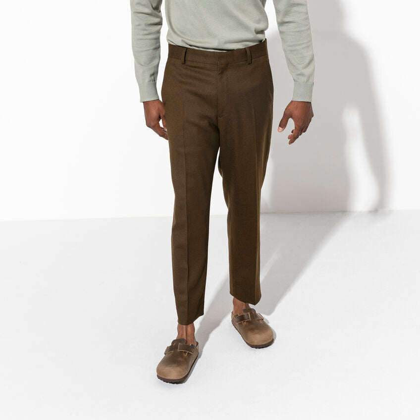 Boston Oiled Leather Narrow - Tobacco Brown