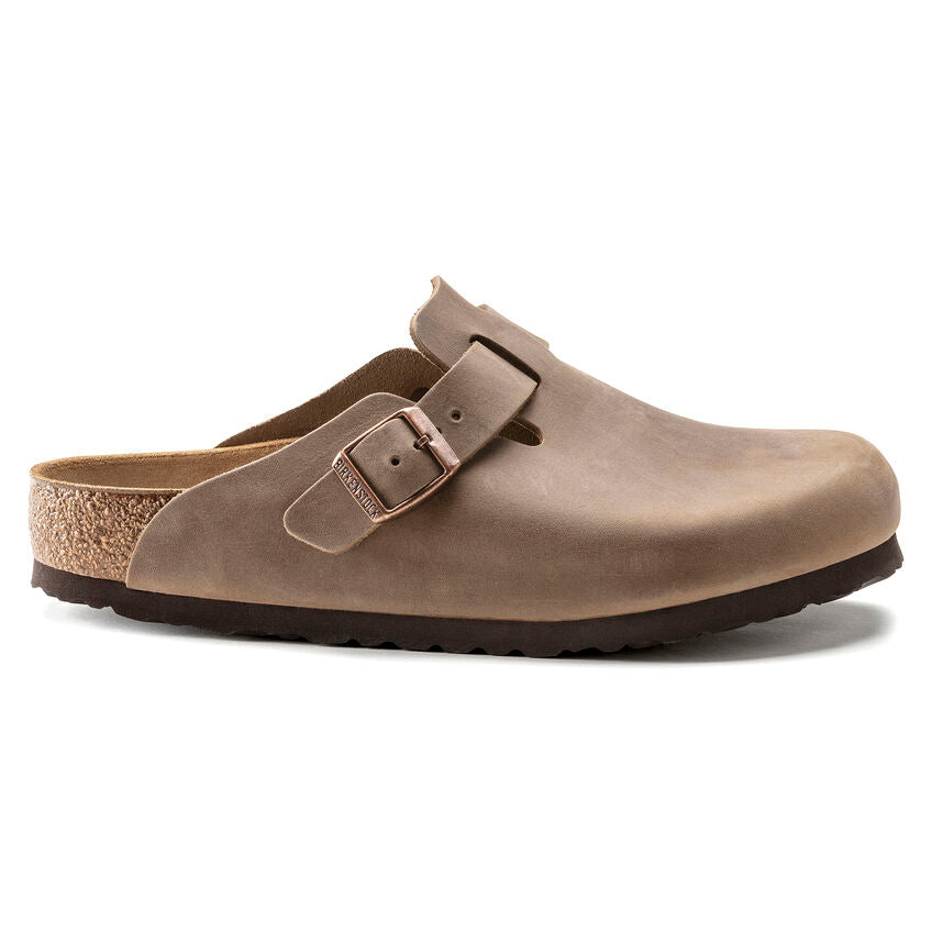 Boston Oiled Leather Narrow - Tobacco Brown