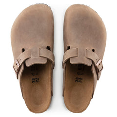 Boston Oiled Leather Narrow - Tobacco Brown