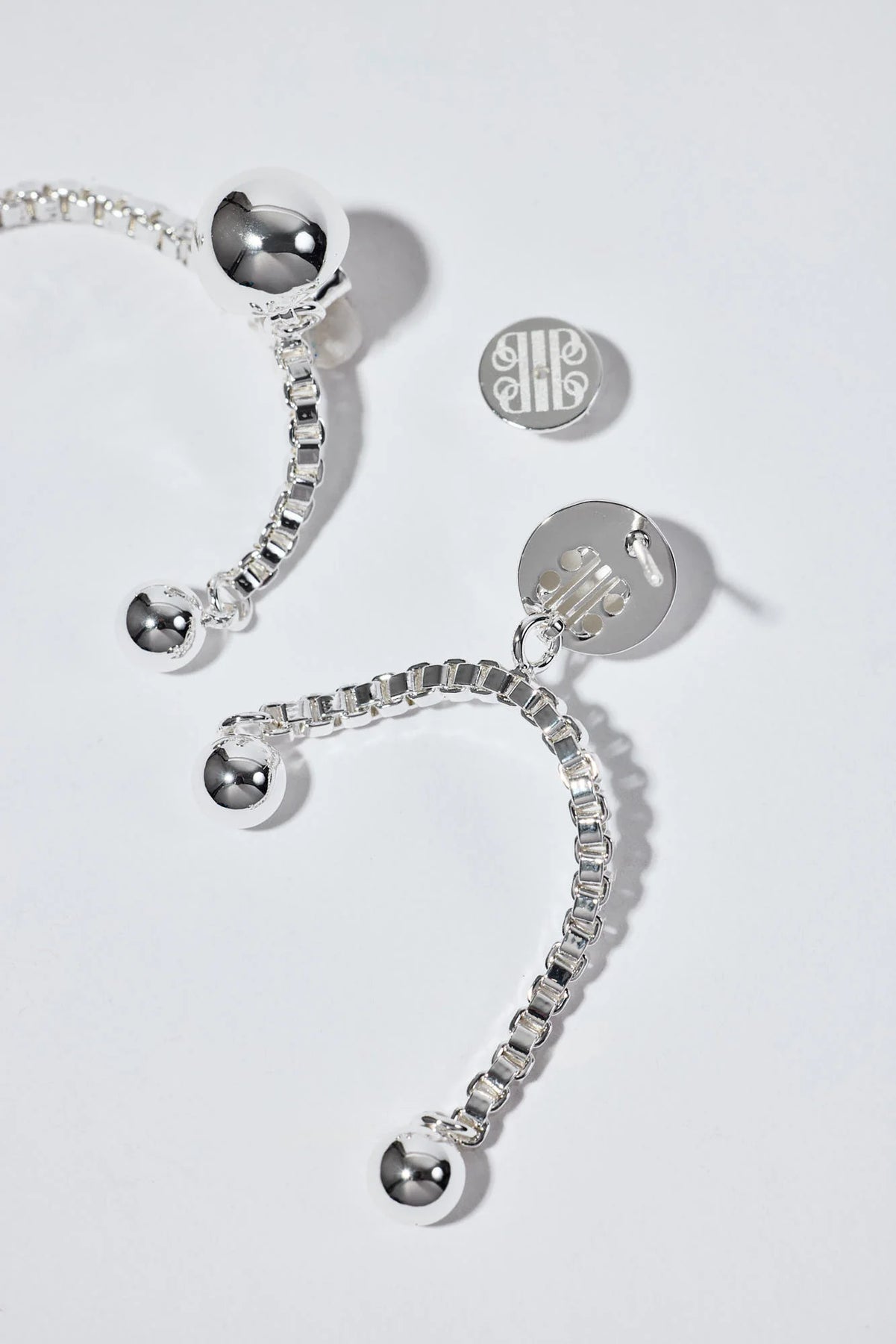 Tiny Solar Studs - Silver