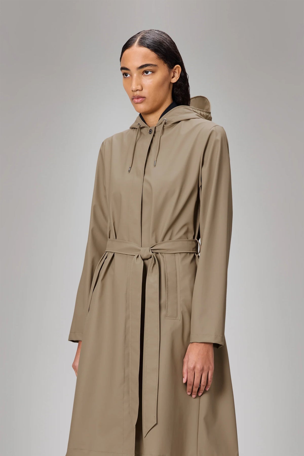 A-Line Longer Jacket W3 - Beige