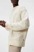Savio Cable Knit Mock Neck - Cloud White