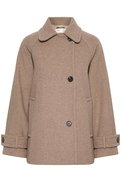 ThoraIW Minona Coat - Sandy Grey Melange