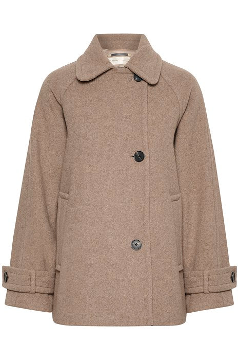 ThoraIW Minona Coat - Sandy Grey Melange