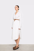 Livia Dress - Cream Stripe