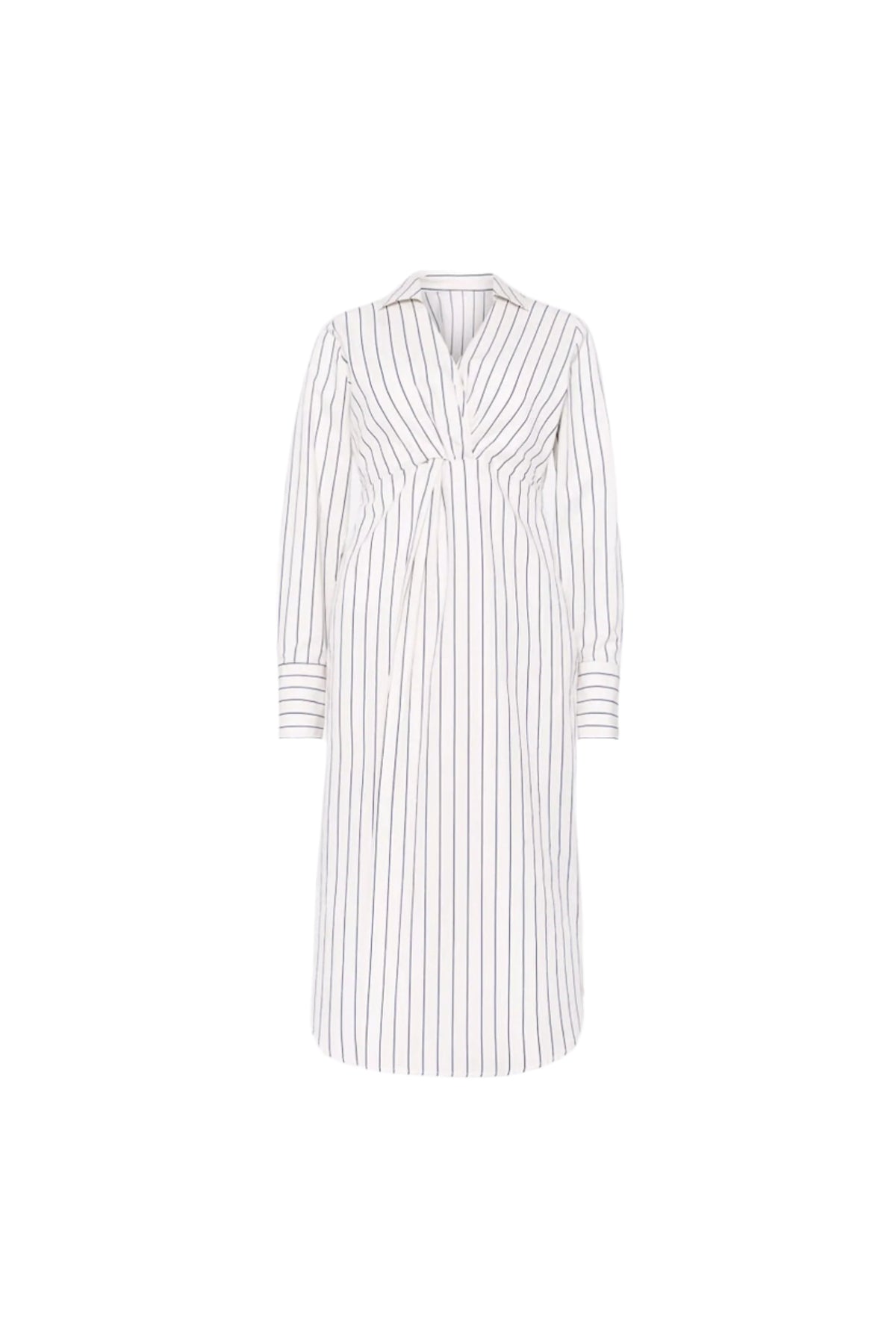 Livia Dress - Cream Stripe