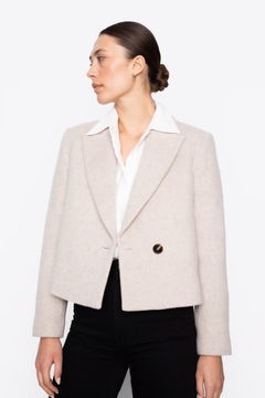 Idalia Jacket - Light Sand Melange