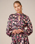 Jacquard Mini Dress - Flower Pink