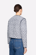 Elvera Jacka - Navy Rosehip Print