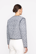 Elvera Jacka - Navy Rosehip Print