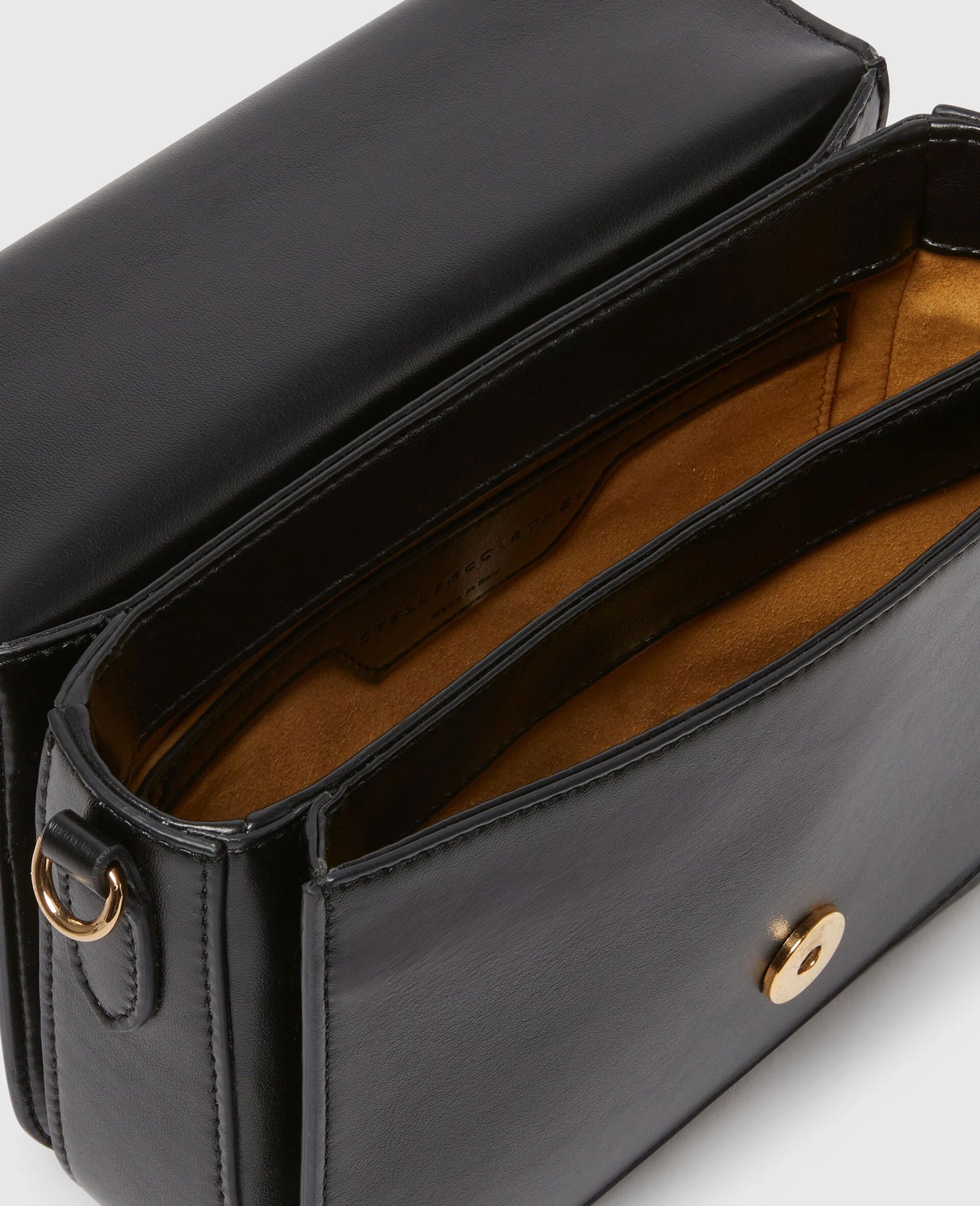 Logo Messenger Crossbody Bag - Svart