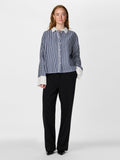 Yasstria Ls Shirt S - Star White Blue Stripes
