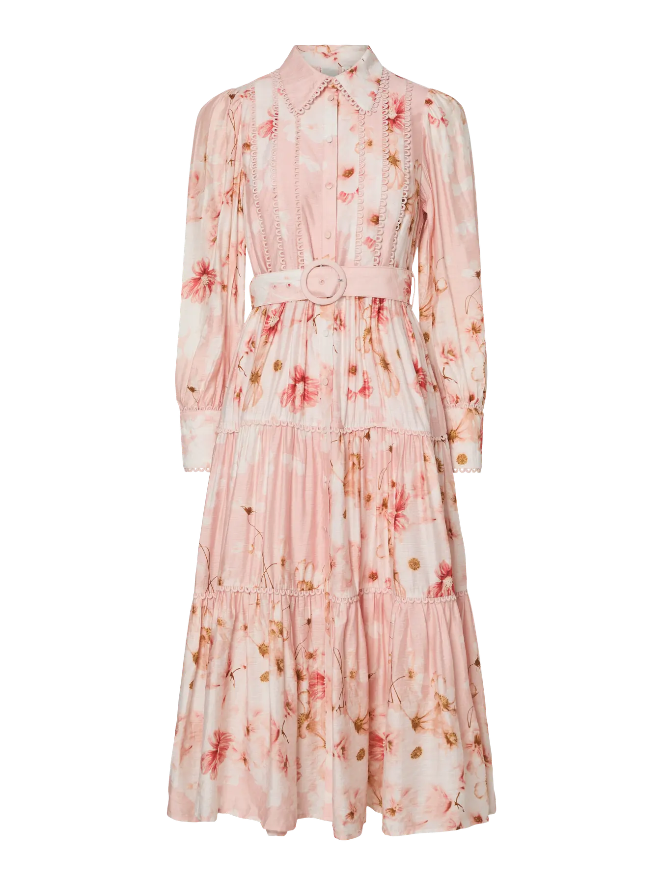 Yasbilla Ls Long Dress - Chintz Rose Billa Aop