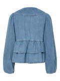 Yascelinde LS Topp - Ljusblå denim