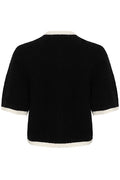 GZalpha Contrast Kofta - Black/Ivory Comb