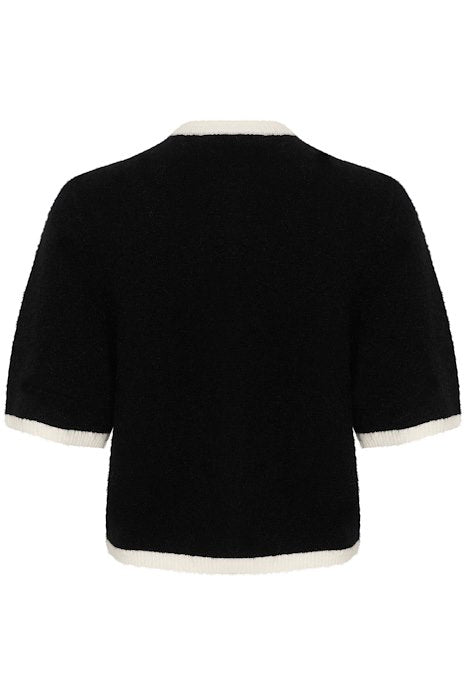 GZalpha Contrast Kofta - Black/Ivory Comb
