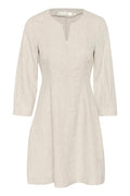 SolinaIW Fitted Dress - Haze Melange