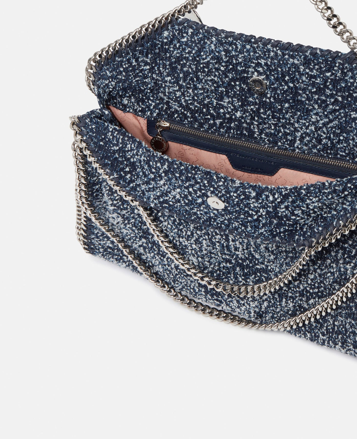 Falabella Fold-Over Bouclé Tote Bag - Ink