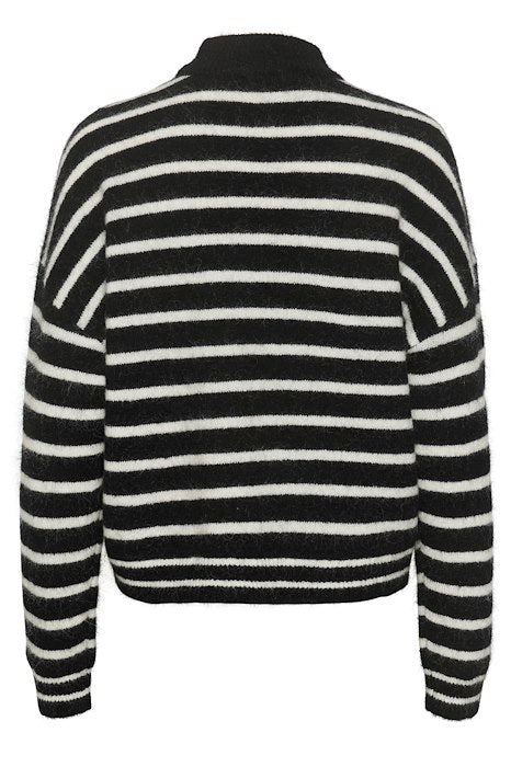 DebbieGZ Pullover - Black/White Striped