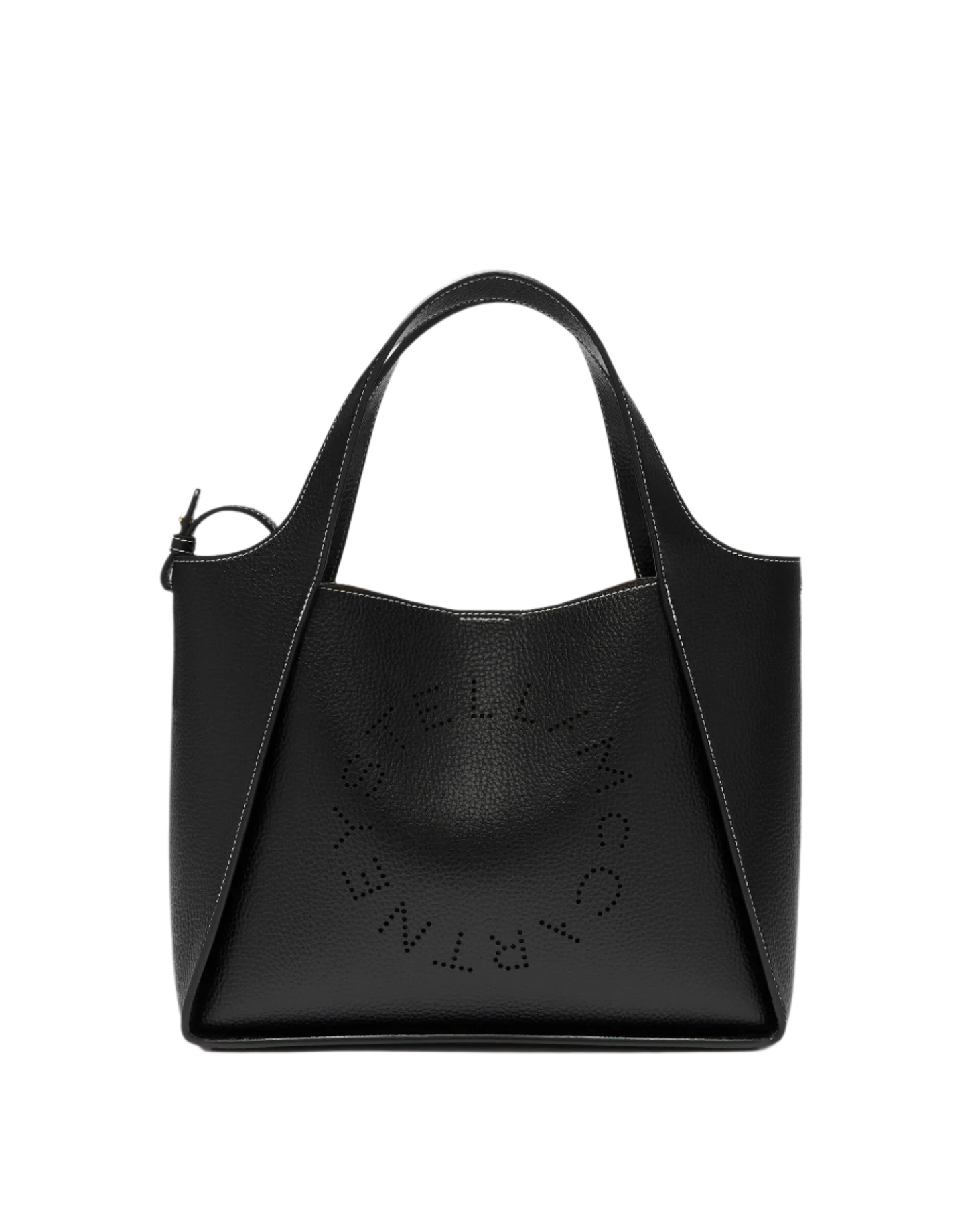 Logo Crossbody Tote Bag, Svart