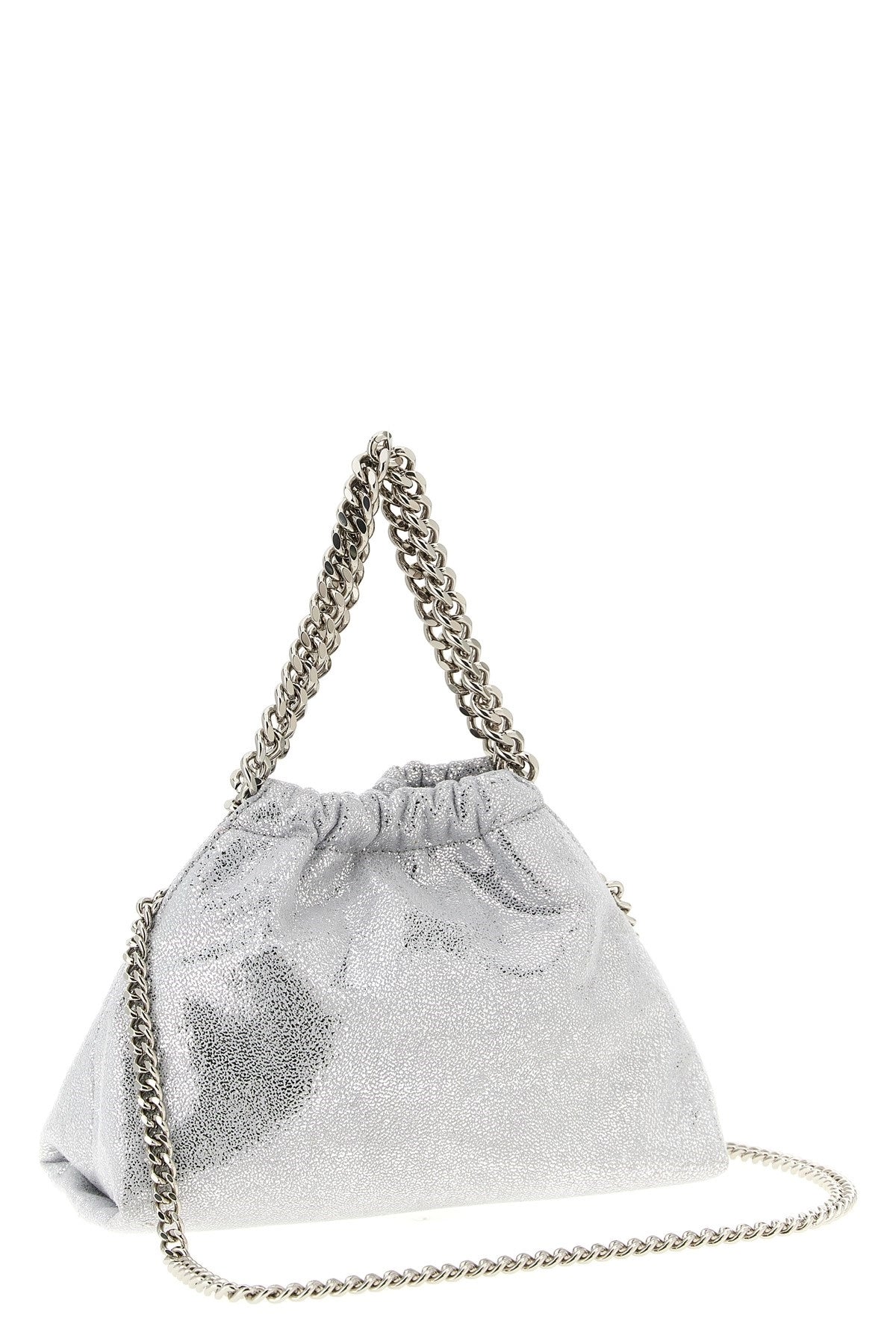 Stella McCartney Falabella Mini Drawstring Bag - Silver