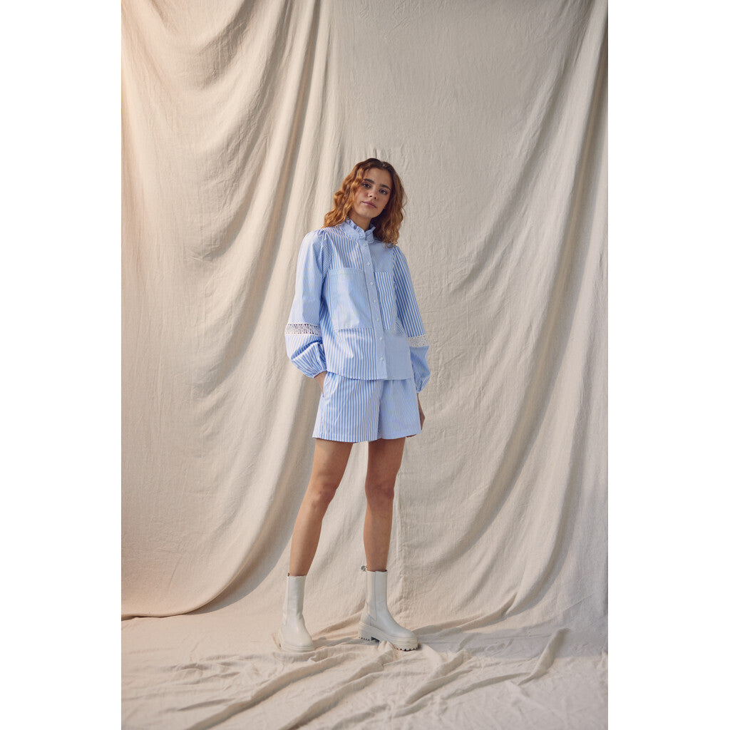 Tiffany Stripe Shirt - Blue