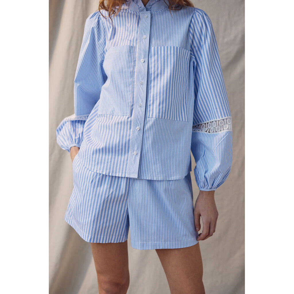 Tiffany Stripe Shirt - Blue
