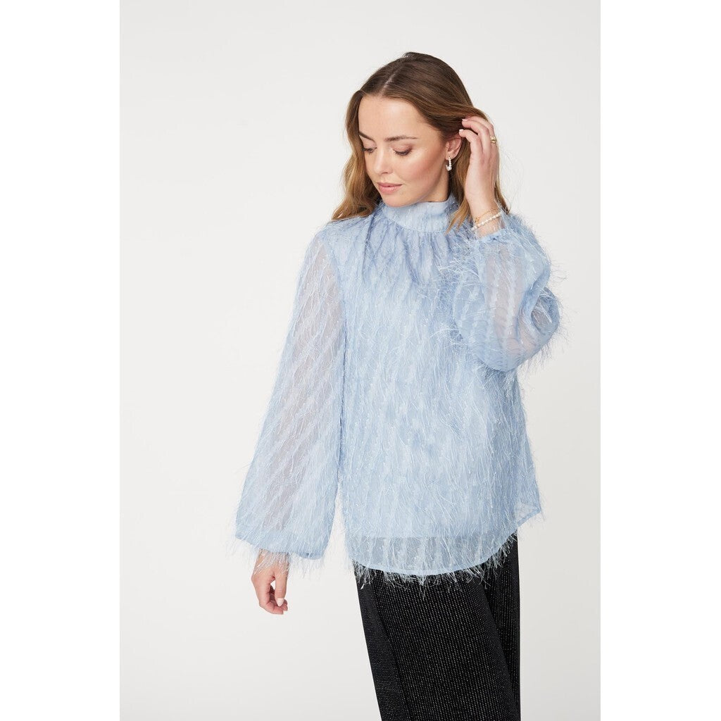 Aiden Blouse - Light Blue