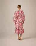 Bohemian Midi Dress - Peonies
