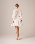 Cotton Slub Mini Dress - Perfect White