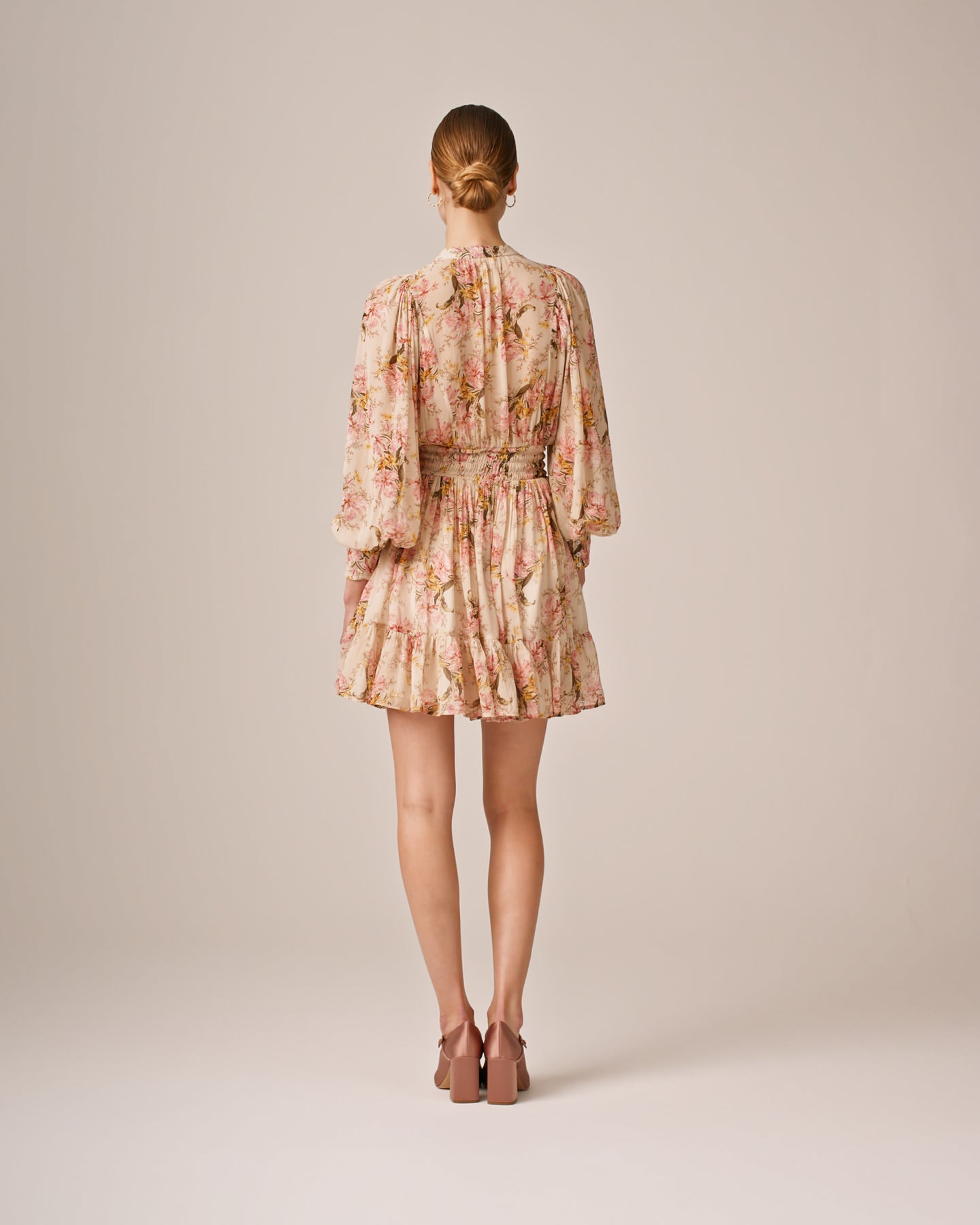 Georgette Mini Dress - Vintage Lilies