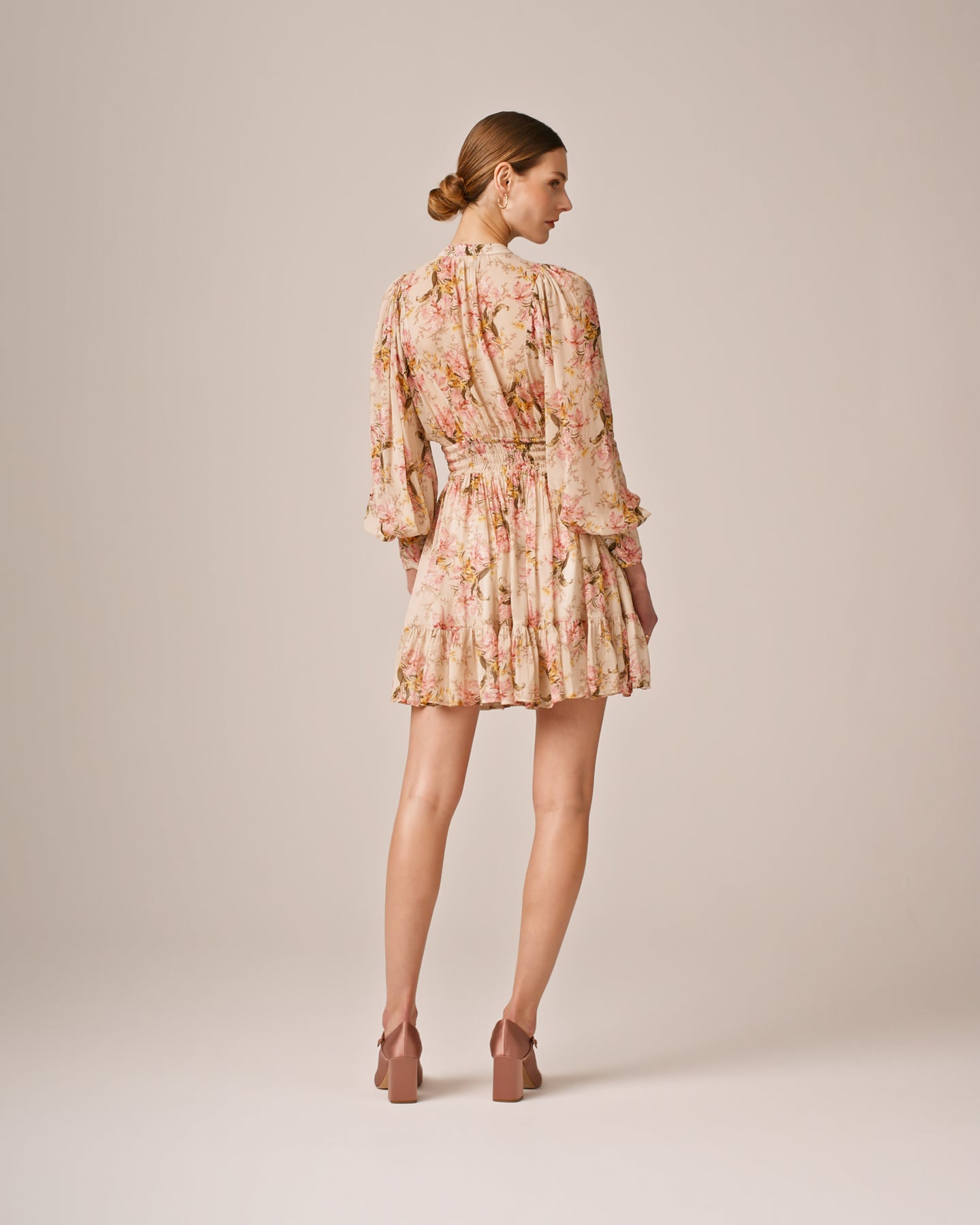 Georgette Mini Dress - Vintage Lilies