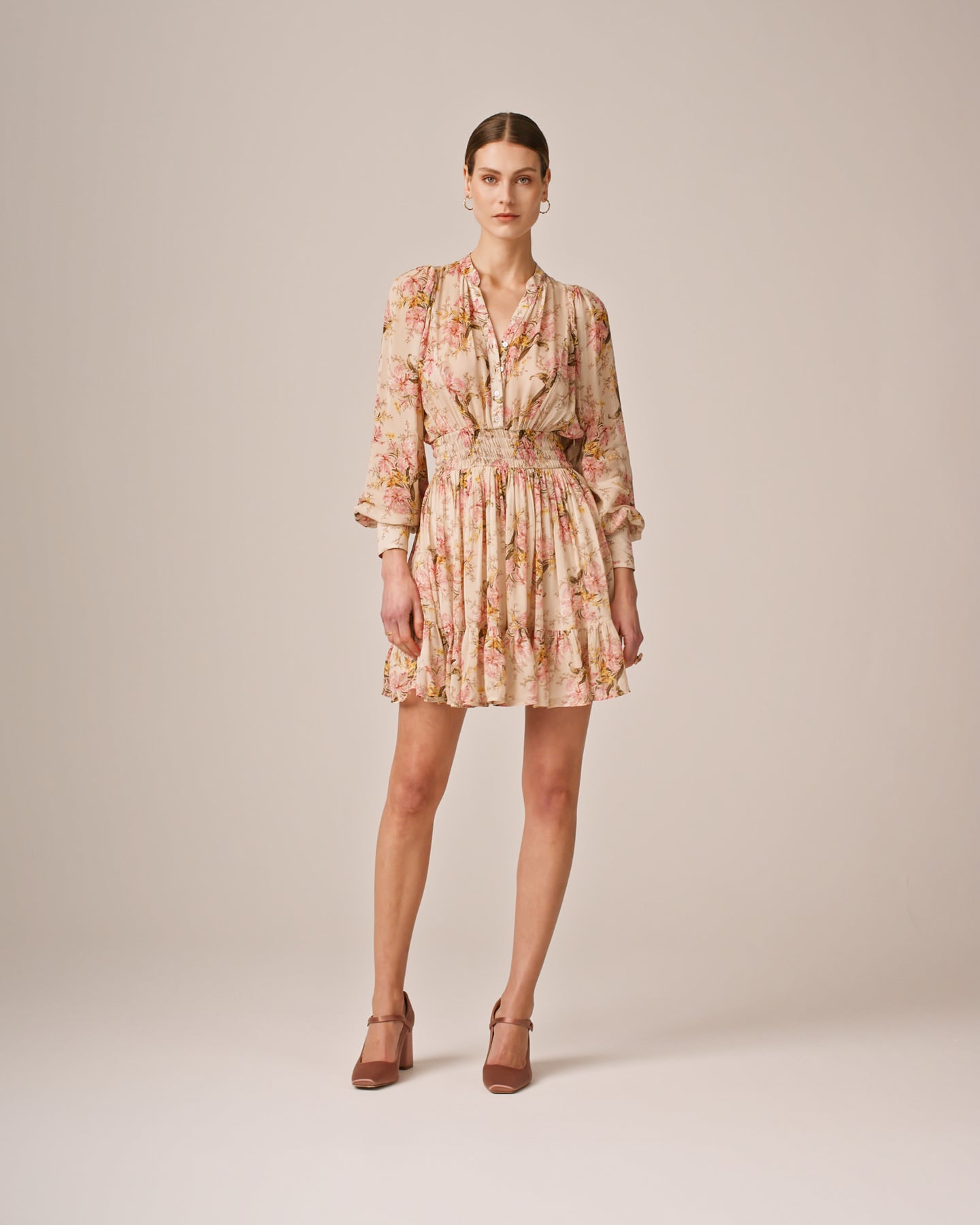 Georgette Mini Dress - Vintage Lilies