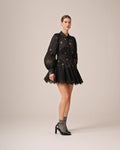 Satin Lace Dress - Petite Flowers
