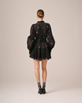 Satin Lace Dress - Petite Flowers