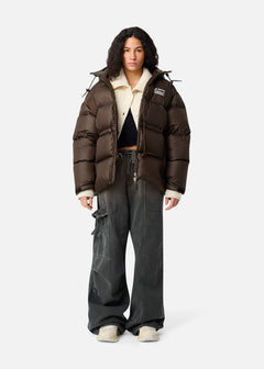 Rhode Puffer Jacket - Dark Brown