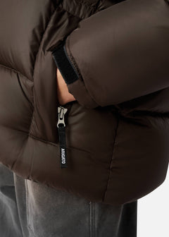 Rhode Puffer Jacket - Dark Brown