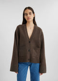 Memory Relaxed Cardigan - Brown