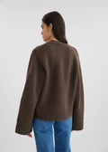 Memory Relaxed Cardigan - Brown