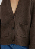Memory Relaxed Cardigan - Brown